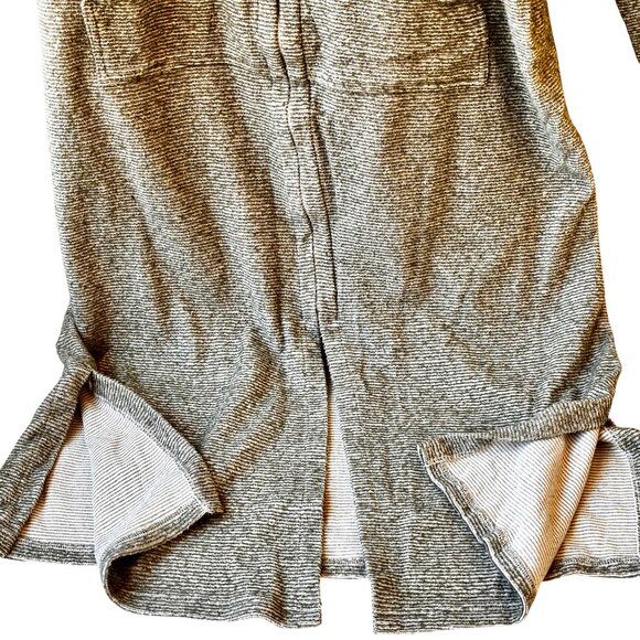 Amanda Stewart Long Robe With Hood Front Zipper Pockets Womens size large - Picture 8 of 12